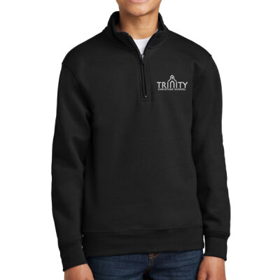 Port & Co™ Youth Core Fleece 1/4-Zip Pullover Sweatshirt Thumbnail